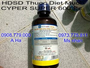 Bán thuốc diệt muỗi CYPER SUPER 600EC Thuoc Diet Muoi CYPER SUPER 600 Ec Dang 1 Lit