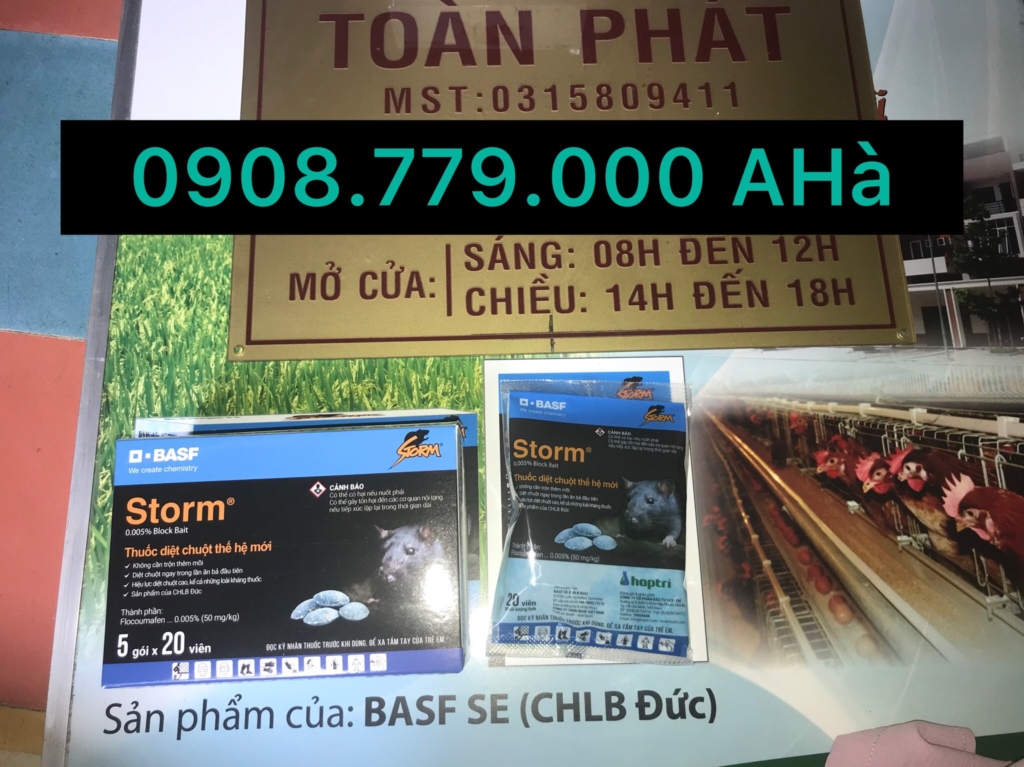Tại đây có bán thuốc Diệt Chuột Storm