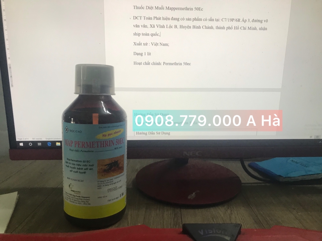 Hướng Dẫn Sử Dụng Thuốc Diệt Muỗi Mappermethrin 50Ec