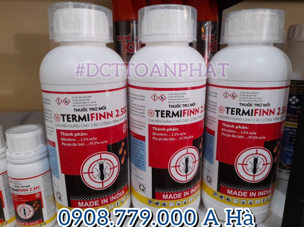 THUỐC DIÊT MỐI CHỐNG MỐI TERMIFINN 2.5 EC DẠNG 100ML & 1 LÍT. ĐĂT HÀNG: 0908.779.000 A HÀ