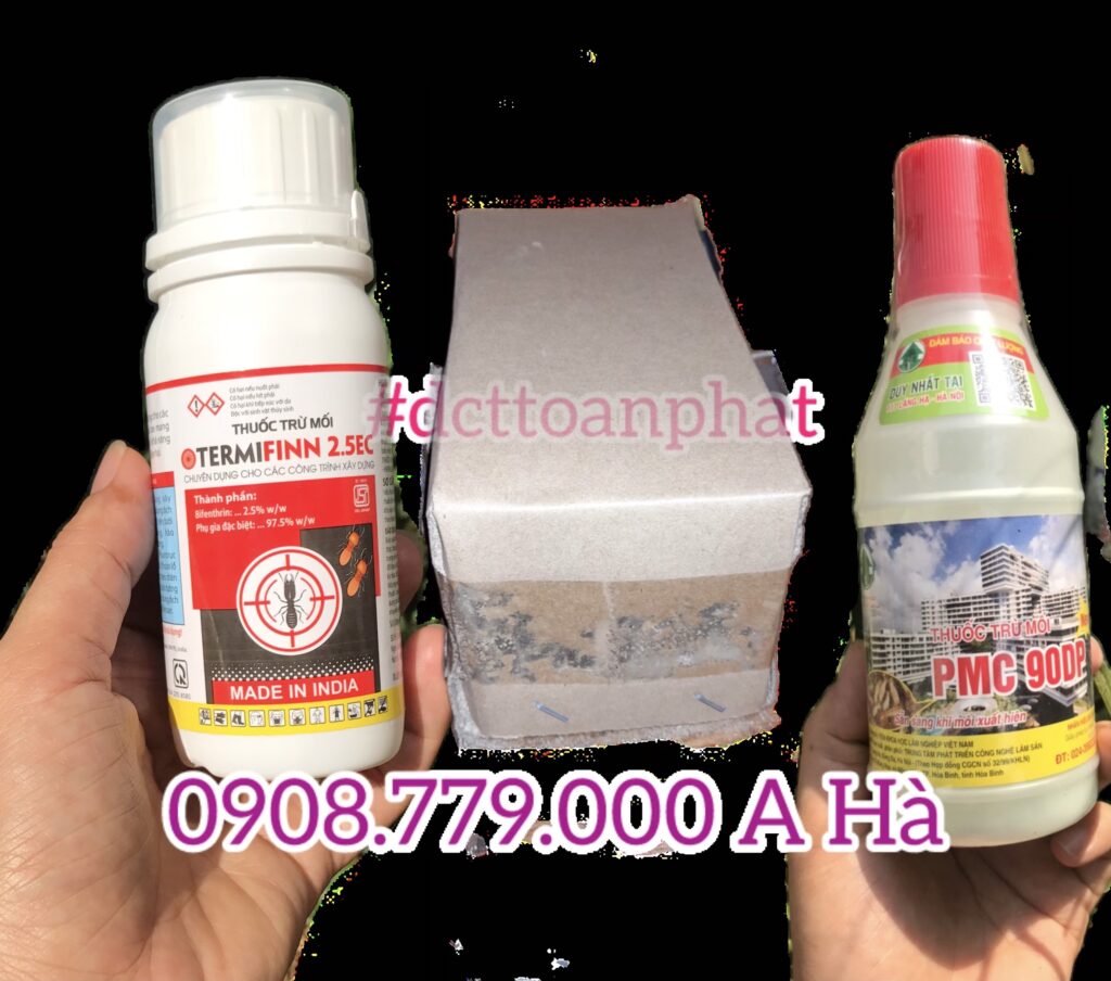 Nhận Kiểm Soát Mối Tận Gốc Tại Bình Thạnh Bộ combo thuốc diệt mối PMC90DP kết hợp mồi nhửu & Phòng Chống Mối. mua hàng: 0908.779.000 A Hà