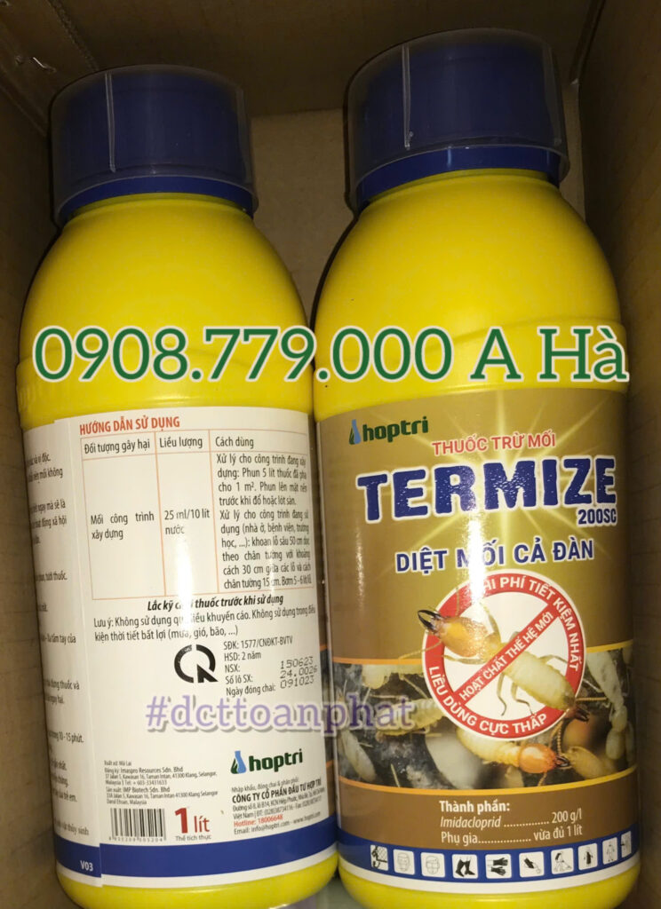 Thuốc Phòng Chống Mối Temize 200Sc Dạng 1 Lít 